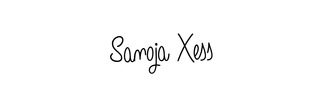 Create a beautiful signature design for name Sanoja Xess. With this signature (Angelique-Rose-font-FFP) fonts, you can make a handwritten signature for free. Sanoja Xess signature style 5 images and pictures png