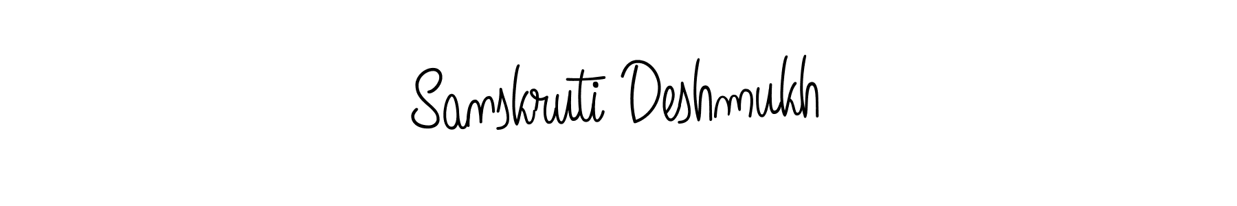 Make a short Sanskruti Deshmukh signature style. Manage your documents anywhere anytime using Angelique-Rose-font-FFP. Create and add eSignatures, submit forms, share and send files easily. Sanskruti Deshmukh signature style 5 images and pictures png