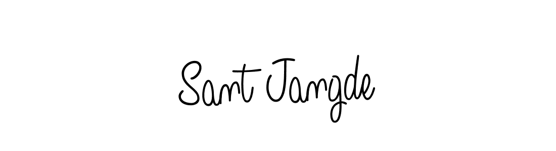 Create a beautiful signature design for name Sant Jangde. With this signature (Angelique-Rose-font-FFP) fonts, you can make a handwritten signature for free. Sant Jangde signature style 5 images and pictures png