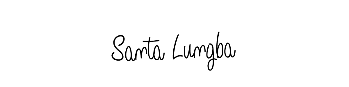 How to make Santa Lungba signature? Angelique-Rose-font-FFP is a professional autograph style. Create handwritten signature for Santa Lungba name. Santa Lungba signature style 5 images and pictures png