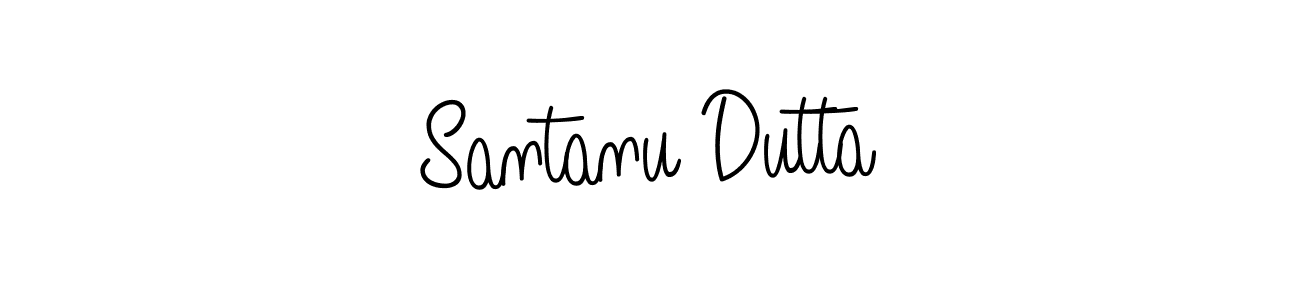 Santanu Dutta stylish signature style. Best Handwritten Sign (Angelique-Rose-font-FFP) for my name. Handwritten Signature Collection Ideas for my name Santanu Dutta. Santanu Dutta signature style 5 images and pictures png