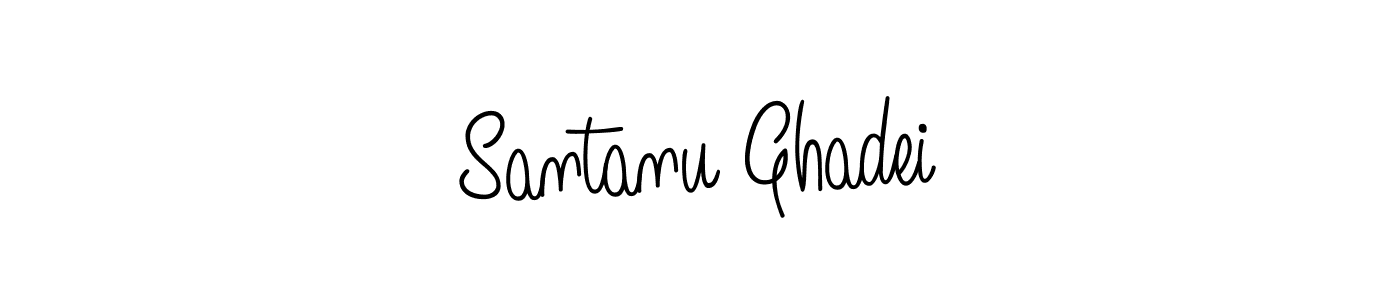 How to make Santanu Ghadei signature? Angelique-Rose-font-FFP is a professional autograph style. Create handwritten signature for Santanu Ghadei name. Santanu Ghadei signature style 5 images and pictures png