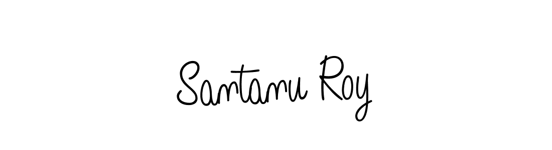 Make a beautiful signature design for name Santanu Roy. With this signature (Angelique-Rose-font-FFP) style, you can create a handwritten signature for free. Santanu Roy signature style 5 images and pictures png