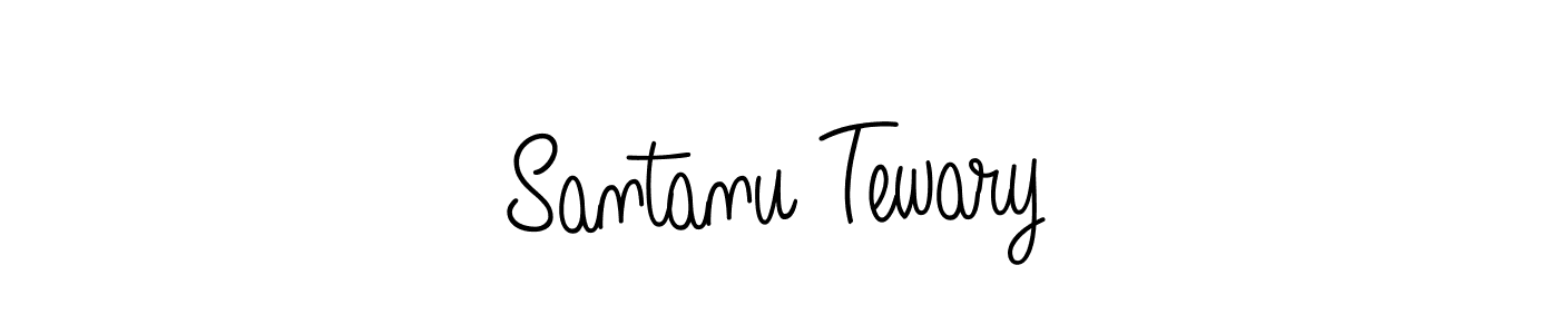 Also we have Santanu Tewary name is the best signature style. Create professional handwritten signature collection using Angelique-Rose-font-FFP autograph style. Santanu Tewary signature style 5 images and pictures png