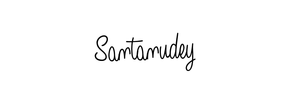 How to make Santanudey name signature. Use Angelique-Rose-font-FFP style for creating short signs online. This is the latest handwritten sign. Santanudey signature style 5 images and pictures png