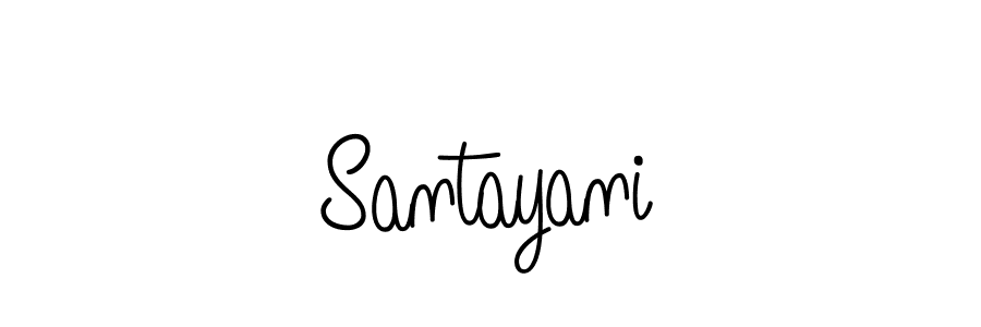 The best way (Angelique-Rose-font-FFP) to make a short signature is to pick only two or three words in your name. The name Santayani include a total of six letters. For converting this name. Santayani signature style 5 images and pictures png