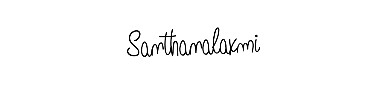 Santhanalaxmi stylish signature style. Best Handwritten Sign (Angelique-Rose-font-FFP) for my name. Handwritten Signature Collection Ideas for my name Santhanalaxmi. Santhanalaxmi signature style 5 images and pictures png
