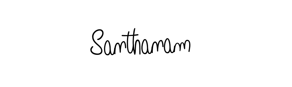 Design your own signature with our free online signature maker. With this signature software, you can create a handwritten (Angelique-Rose-font-FFP) signature for name Santhanam . Santhanam  signature style 5 images and pictures png