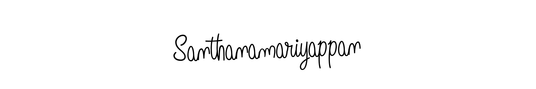 Make a beautiful signature design for name Santhanamariyappan. Use this online signature maker to create a handwritten signature for free. Santhanamariyappan signature style 5 images and pictures png