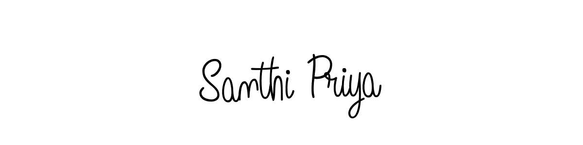 You can use this online signature creator to create a handwritten signature for the name Santhi Priya. This is the best online autograph maker. Santhi Priya signature style 5 images and pictures png