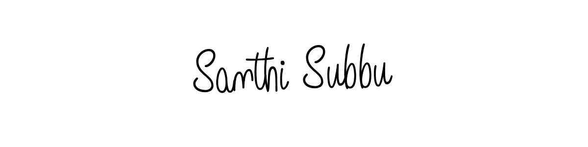 Once you've used our free online signature maker to create your best signature Angelique-Rose-font-FFP style, it's time to enjoy all of the benefits that Santhi Subbu name signing documents. Santhi Subbu signature style 5 images and pictures png