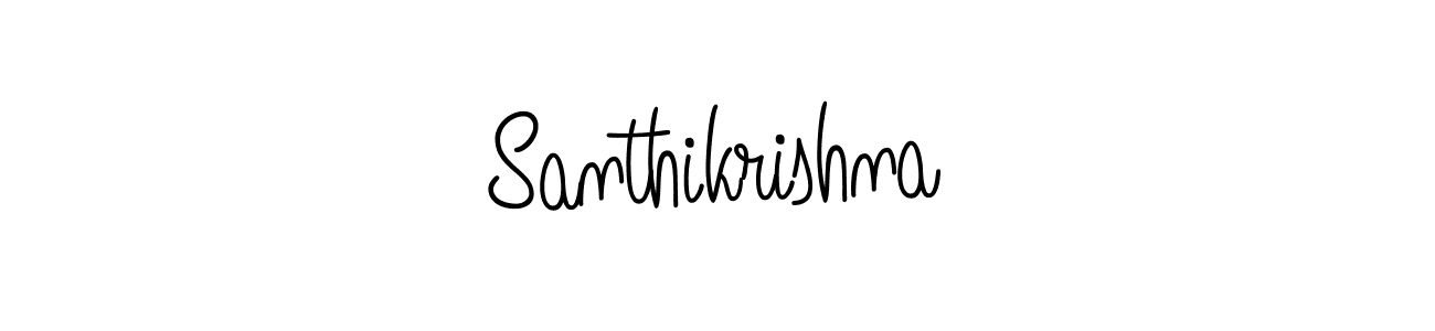 How to make Santhikrishna signature? Angelique-Rose-font-FFP is a professional autograph style. Create handwritten signature for Santhikrishna name. Santhikrishna signature style 5 images and pictures png