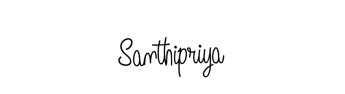 Also we have Santhipriya name is the best signature style. Create professional handwritten signature collection using Angelique-Rose-font-FFP autograph style. Santhipriya signature style 5 images and pictures png