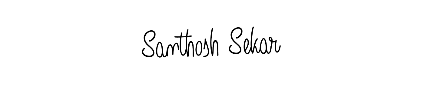 It looks lik you need a new signature style for name Santhosh Sekar. Design unique handwritten (Angelique-Rose-font-FFP) signature with our free signature maker in just a few clicks. Santhosh Sekar signature style 5 images and pictures png
