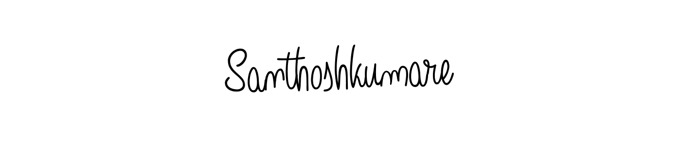 This is the best signature style for the Santhoshkumare name. Also you like these signature font (Angelique-Rose-font-FFP). Mix name signature. Santhoshkumare signature style 5 images and pictures png