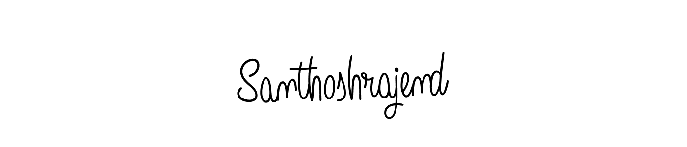 Also we have Santhoshrajend name is the best signature style. Create professional handwritten signature collection using Angelique-Rose-font-FFP autograph style. Santhoshrajend signature style 5 images and pictures png