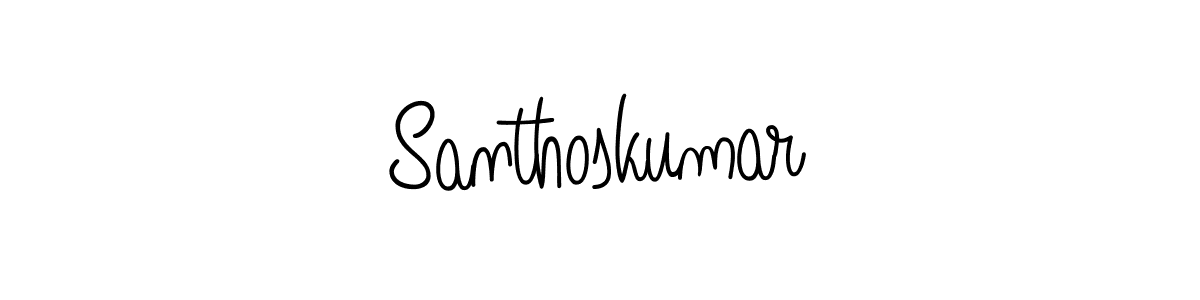 This is the best signature style for the Santhoskumar name. Also you like these signature font (Angelique-Rose-font-FFP). Mix name signature. Santhoskumar signature style 5 images and pictures png