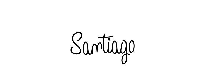 Use a signature maker to create a handwritten signature online. With this signature software, you can design (Angelique-Rose-font-FFP) your own signature for name Santiago. Santiago signature style 5 images and pictures png