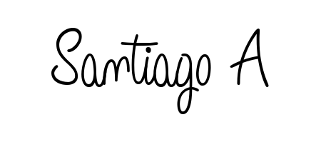Style your name Santiago A with confidence using Angelique-Rose-font-FFP signature design. Simple, elegant, and ready for immediate document use. Santiago A signature style 5 images and pictures png