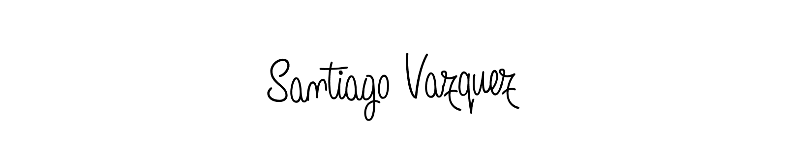 Also we have Santiago Vazquez name is the best signature style. Create professional handwritten signature collection using Angelique-Rose-font-FFP autograph style. Santiago Vazquez signature style 5 images and pictures png