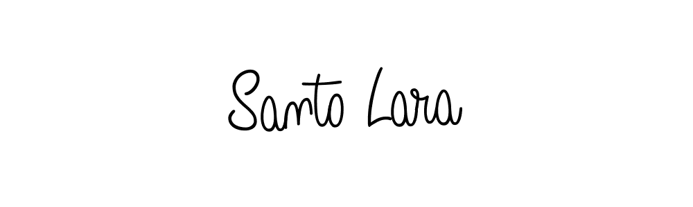 How to make Santo Lara signature? Angelique-Rose-font-FFP is a professional autograph style. Create handwritten signature for Santo Lara name. Santo Lara signature style 5 images and pictures png