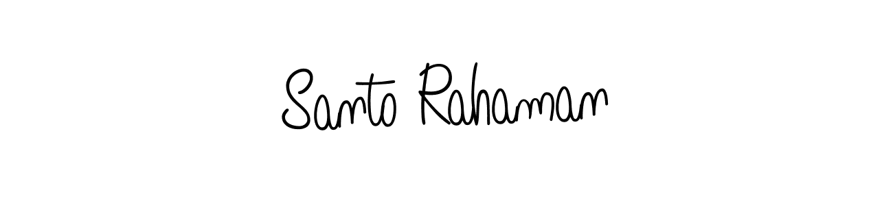 Make a beautiful signature design for name Santo Rahaman. Use this online signature maker to create a handwritten signature for free. Santo Rahaman signature style 5 images and pictures png