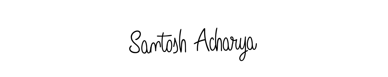 You can use this online signature creator to create a handwritten signature for the name Santosh Acharya. This is the best online autograph maker. Santosh Acharya signature style 5 images and pictures png