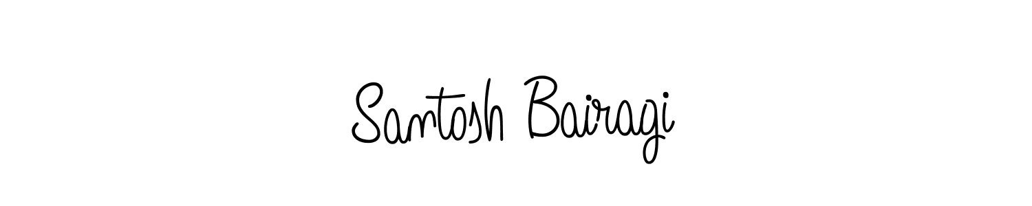 Also we have Santosh Bairagi name is the best signature style. Create professional handwritten signature collection using Angelique-Rose-font-FFP autograph style. Santosh Bairagi signature style 5 images and pictures png