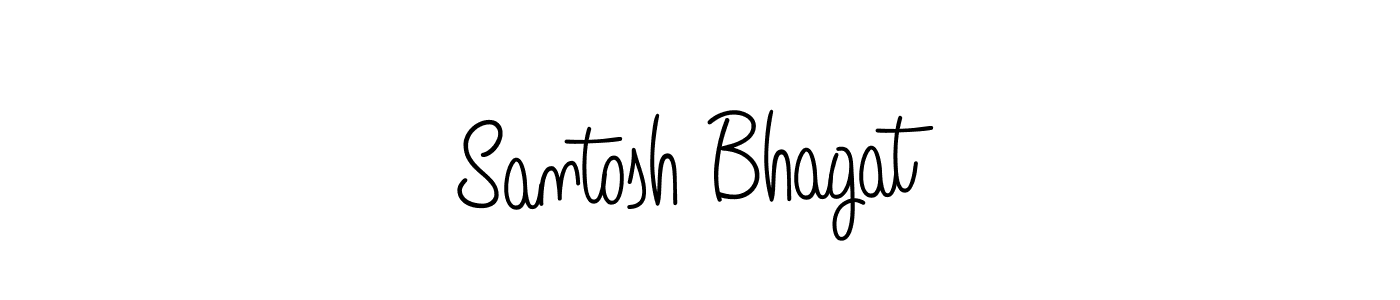 How to Draw Santosh Bhagat signature style? Angelique-Rose-font-FFP is a latest design signature styles for name Santosh Bhagat. Santosh Bhagat signature style 5 images and pictures png