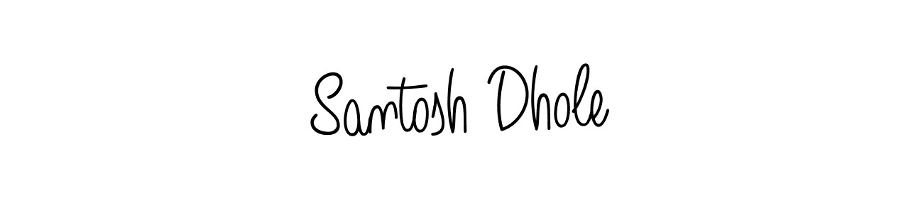 Check out images of Autograph of Santosh Dhole name. Actor Santosh Dhole Signature Style. Angelique-Rose-font-FFP is a professional sign style online. Santosh Dhole signature style 5 images and pictures png