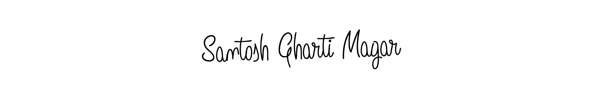 Create a beautiful signature design for name Santosh Gharti Magar. With this signature (Angelique-Rose-font-FFP) fonts, you can make a handwritten signature for free. Santosh Gharti Magar signature style 5 images and pictures png