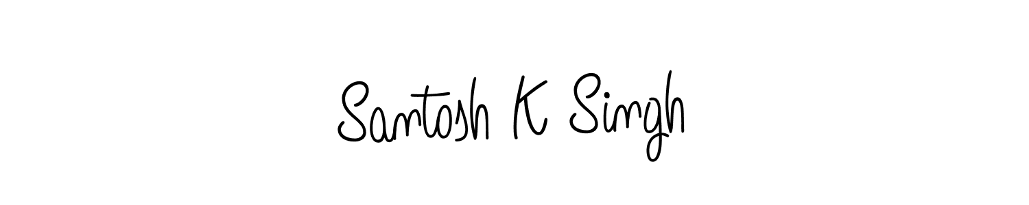 Make a short Santosh K Singh signature style. Manage your documents anywhere anytime using Angelique-Rose-font-FFP. Create and add eSignatures, submit forms, share and send files easily. Santosh K Singh signature style 5 images and pictures png