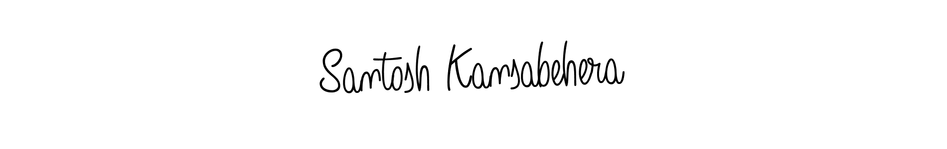 Check out images of Autograph of Santosh Kansabehera name. Actor Santosh Kansabehera Signature Style. Angelique-Rose-font-FFP is a professional sign style online. Santosh Kansabehera signature style 5 images and pictures png