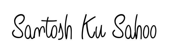 A classic penmanship look for Santosh Ku Sahoo. The Angelique-Rose-font-FFP font brings timeless elegance and confidence to every signed document. Santosh Ku Sahoo signature style 5 images and pictures png