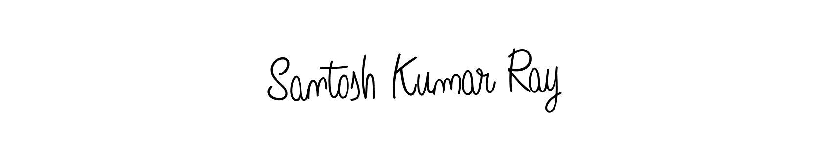Create a beautiful signature design for name Santosh Kumar Ray. With this signature (Angelique-Rose-font-FFP) fonts, you can make a handwritten signature for free. Santosh Kumar Ray signature style 5 images and pictures png