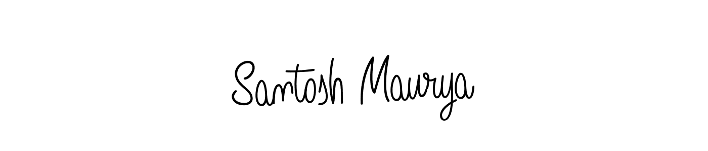 Make a short Santosh Maurya signature style. Manage your documents anywhere anytime using Angelique-Rose-font-FFP. Create and add eSignatures, submit forms, share and send files easily. Santosh Maurya signature style 5 images and pictures png