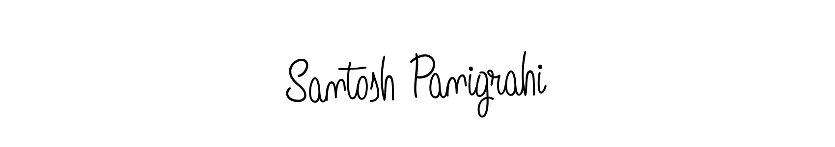 Santosh Panigrahi stylish signature style. Best Handwritten Sign (Angelique-Rose-font-FFP) for my name. Handwritten Signature Collection Ideas for my name Santosh Panigrahi. Santosh Panigrahi signature style 5 images and pictures png