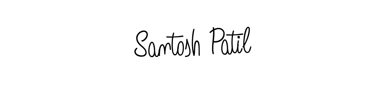 if you are searching for the best signature style for your name Santosh Patil. so please give up your signature search. here we have designed multiple signature styles  using Angelique-Rose-font-FFP. Santosh Patil signature style 5 images and pictures png