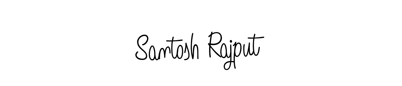 It looks lik you need a new signature style for name Santosh Rajput. Design unique handwritten (Angelique-Rose-font-FFP) signature with our free signature maker in just a few clicks. Santosh Rajput signature style 5 images and pictures png