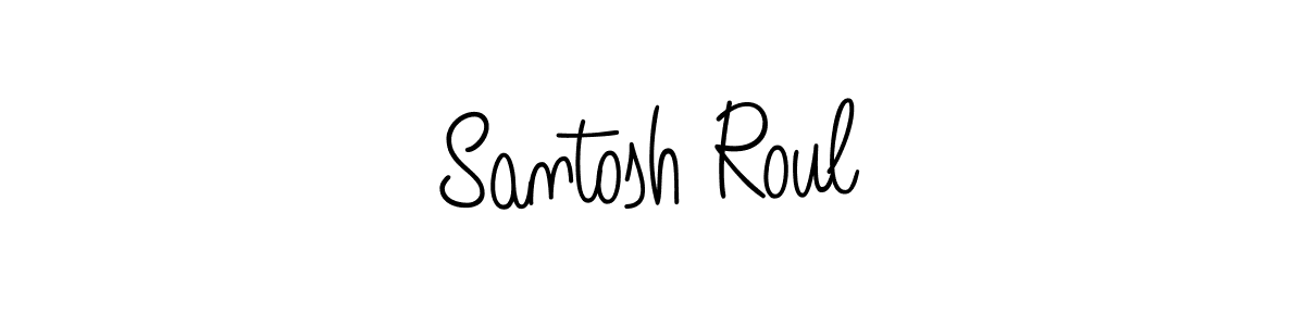 This is the best signature style for the Santosh Roul name. Also you like these signature font (Angelique-Rose-font-FFP). Mix name signature. Santosh Roul signature style 5 images and pictures png