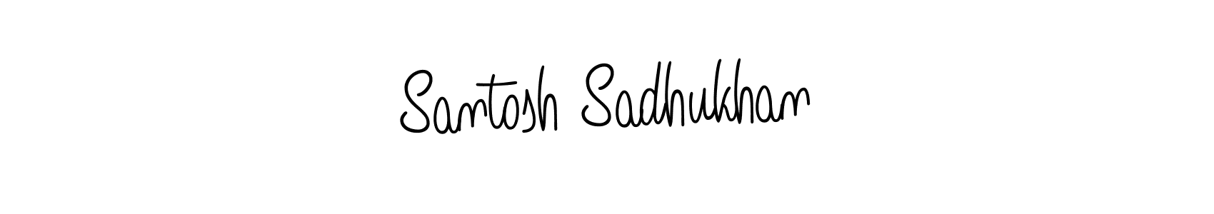 Also we have Santosh Sadhukhan name is the best signature style. Create professional handwritten signature collection using Angelique-Rose-font-FFP autograph style. Santosh Sadhukhan signature style 5 images and pictures png