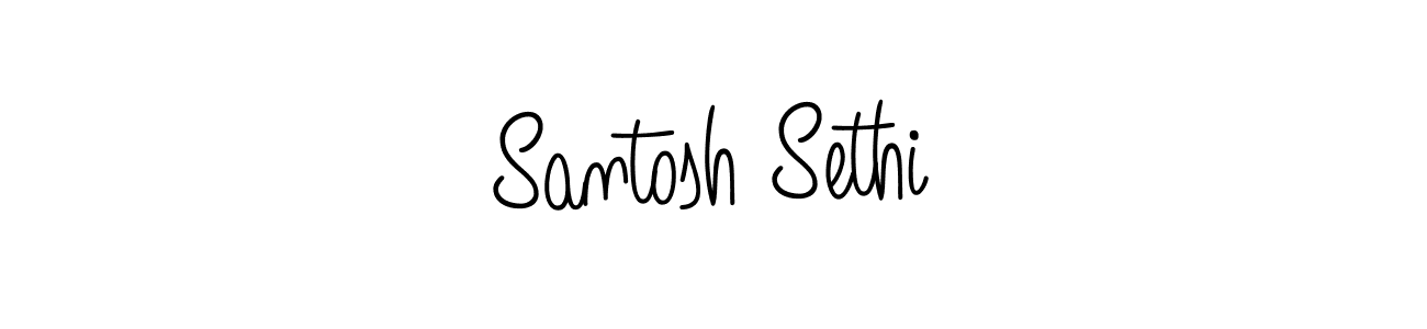 How to Draw Santosh Sethi signature style? Angelique-Rose-font-FFP is a latest design signature styles for name Santosh Sethi. Santosh Sethi signature style 5 images and pictures png