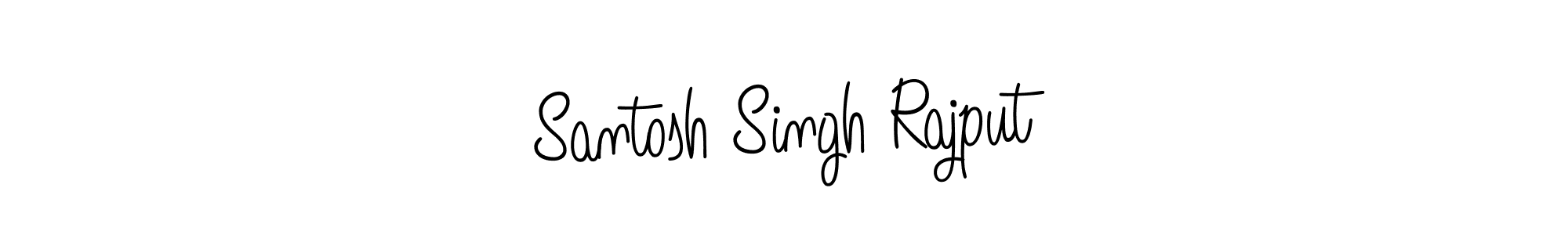 Santosh Singh Rajput stylish signature style. Best Handwritten Sign (Angelique-Rose-font-FFP) for my name. Handwritten Signature Collection Ideas for my name Santosh Singh Rajput. Santosh Singh Rajput signature style 5 images and pictures png