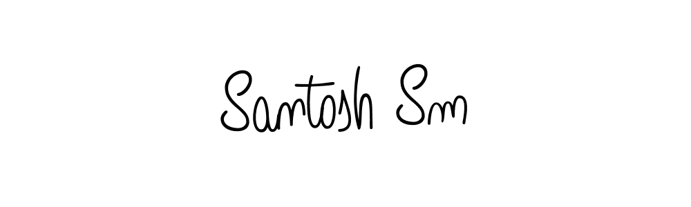 Check out images of Autograph of Santosh Sm name. Actor Santosh Sm Signature Style. Angelique-Rose-font-FFP is a professional sign style online. Santosh Sm signature style 5 images and pictures png