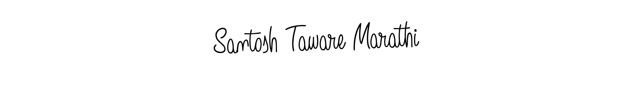 Similarly Angelique-Rose-font-FFP is the best handwritten signature design. Signature creator online .You can use it as an online autograph creator for name Santosh Taware Marathi. Santosh Taware Marathi signature style 5 images and pictures png