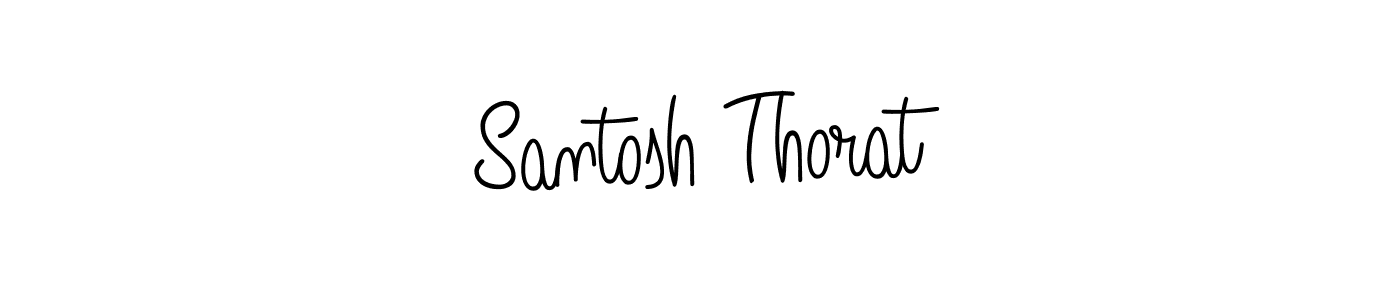 Create a beautiful signature design for name Santosh Thorat. With this signature (Angelique-Rose-font-FFP) fonts, you can make a handwritten signature for free. Santosh Thorat signature style 5 images and pictures png