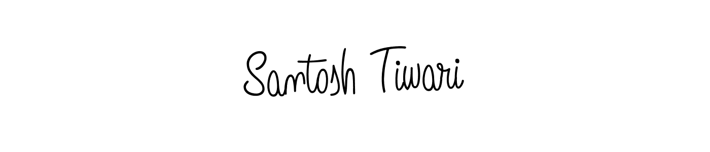 Angelique-Rose-font-FFP is a professional signature style that is perfect for those who want to add a touch of class to their signature. It is also a great choice for those who want to make their signature more unique. Get Santosh Tiwari name to fancy signature for free. Santosh Tiwari signature style 5 images and pictures png