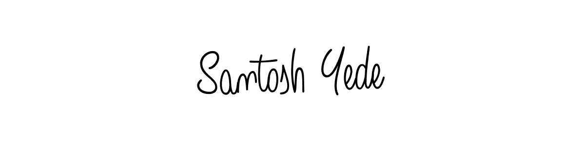 This is the best signature style for the Santosh Yede name. Also you like these signature font (Angelique-Rose-font-FFP). Mix name signature. Santosh Yede signature style 5 images and pictures png