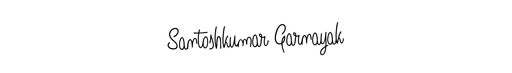 Make a beautiful signature design for name Santoshkumar Garnayak. With this signature (Angelique-Rose-font-FFP) style, you can create a handwritten signature for free. Santoshkumar Garnayak signature style 5 images and pictures png