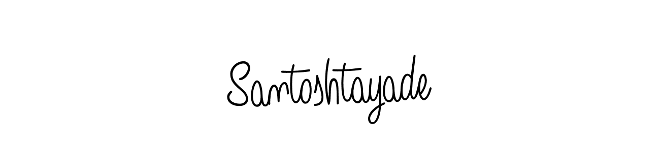 Here are the top 10 professional signature styles for the name Santoshtayade. These are the best autograph styles you can use for your name. Santoshtayade signature style 5 images and pictures png